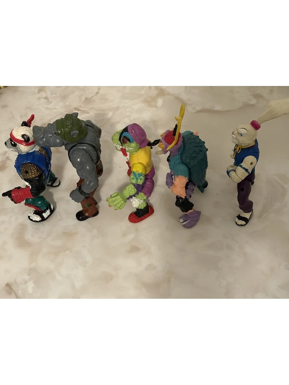 Vintage 1988 1991 TMNT Teenage Mutant Ninja Turtles Villains Lot Of 9 Toys